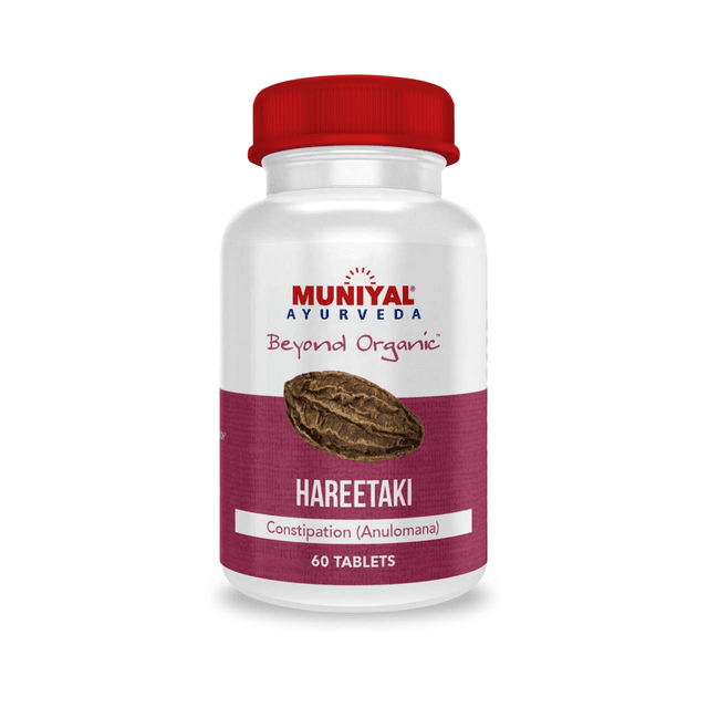 Hareetaki tablets from the Muniyal Ayurveda range