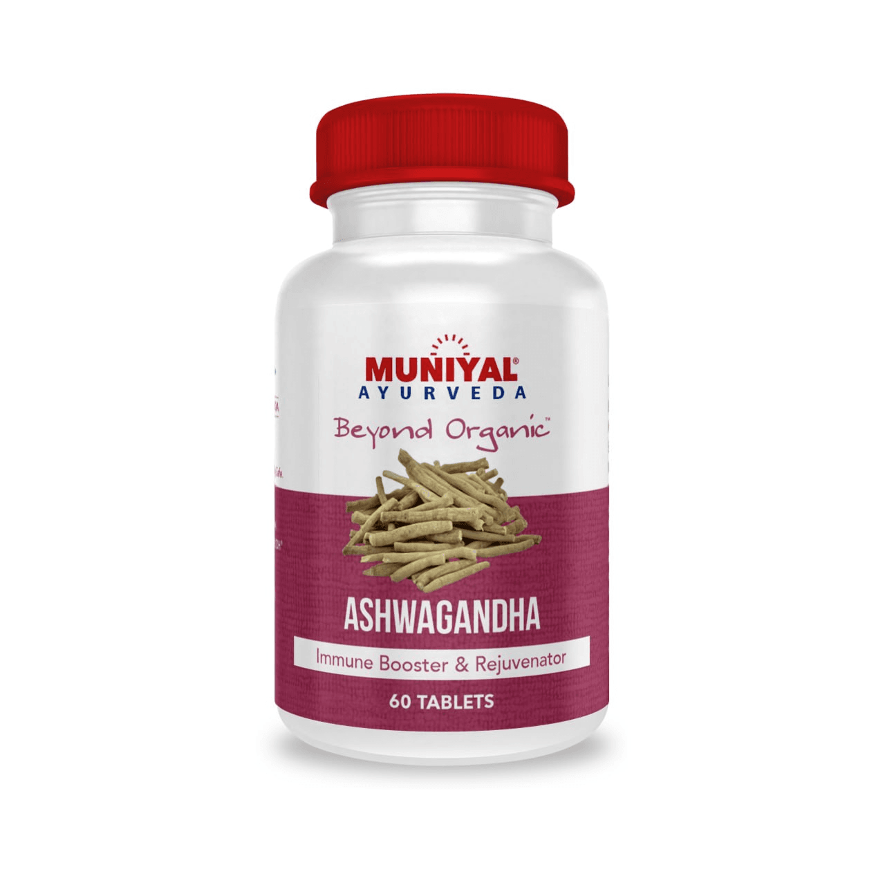 Ashwagandha tablets from the Muniyal Ayurveda range
