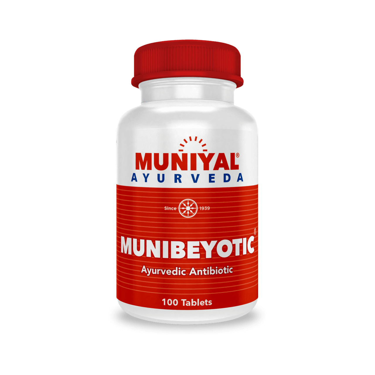 Munibeyotic Tablets — Muniyal Ayurveda product pack