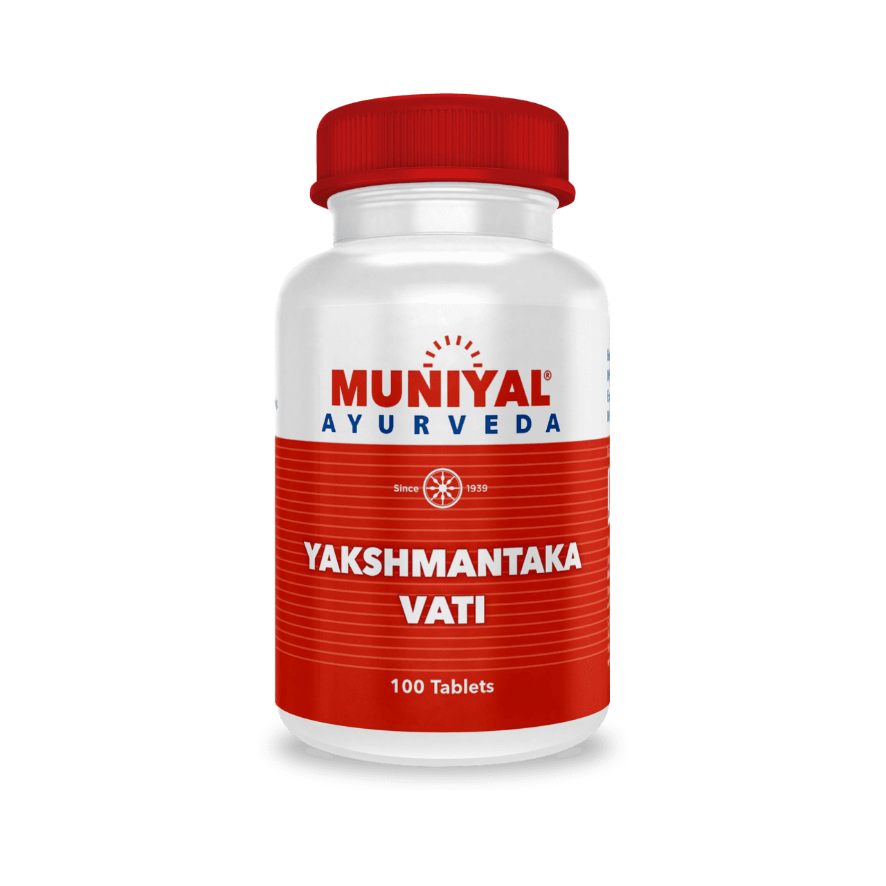 Yakshmantaka Vati pack image showing 100 tablets