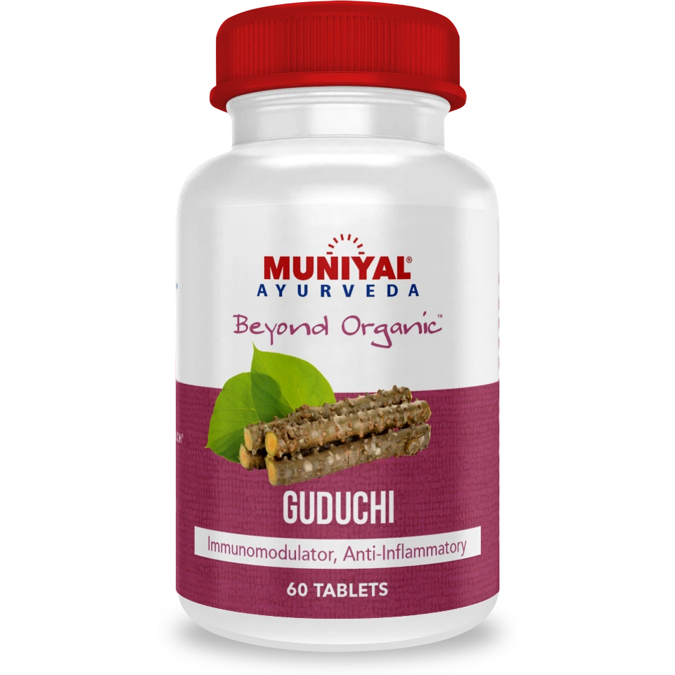 Guduchi tablets from the Muniyal Ayurveda range