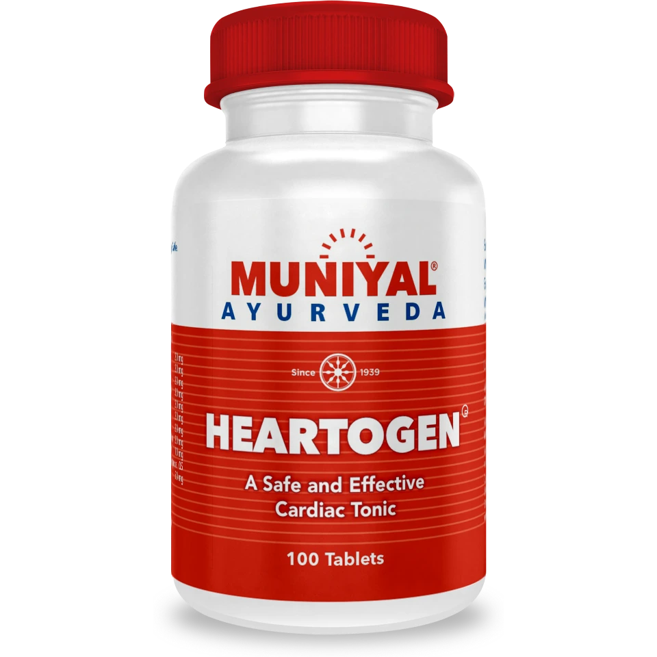 Heartogen tablets from the Muniyal Ayurveda range