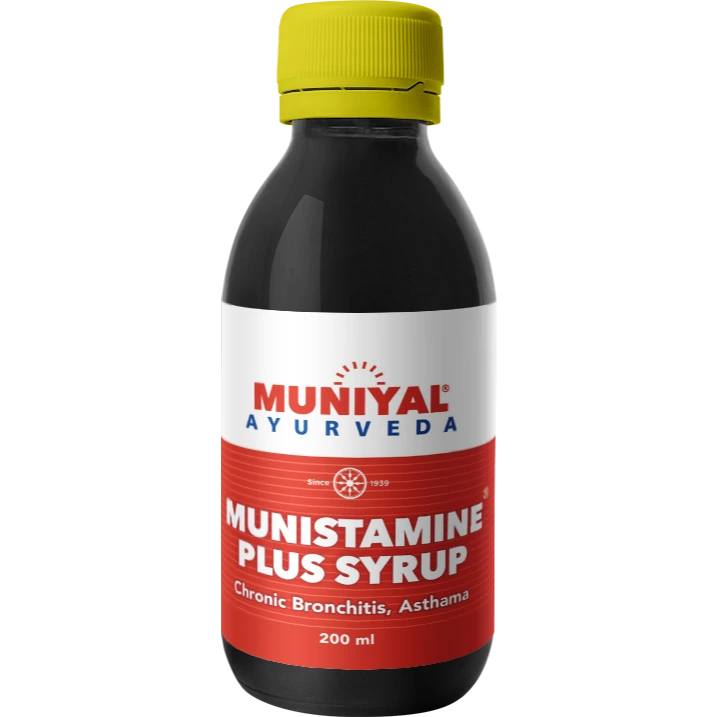 Munistamine Plus syrup from the Muniyal Ayurveda range