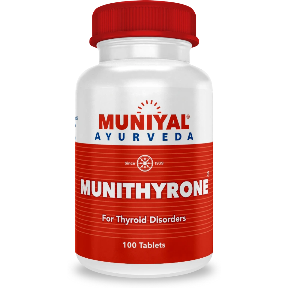 Munithyrone tablets from the Muniyal Ayurveda range