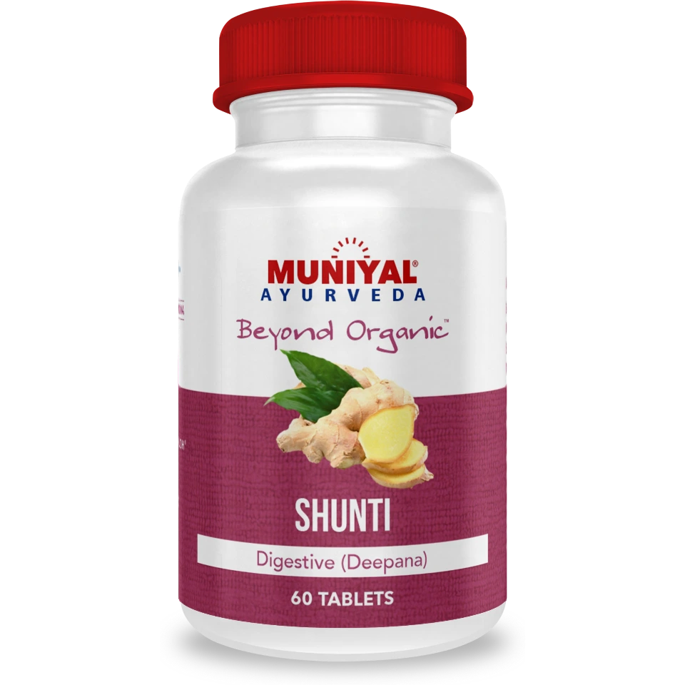 Shunti tablets from the Muniyal Ayurveda range