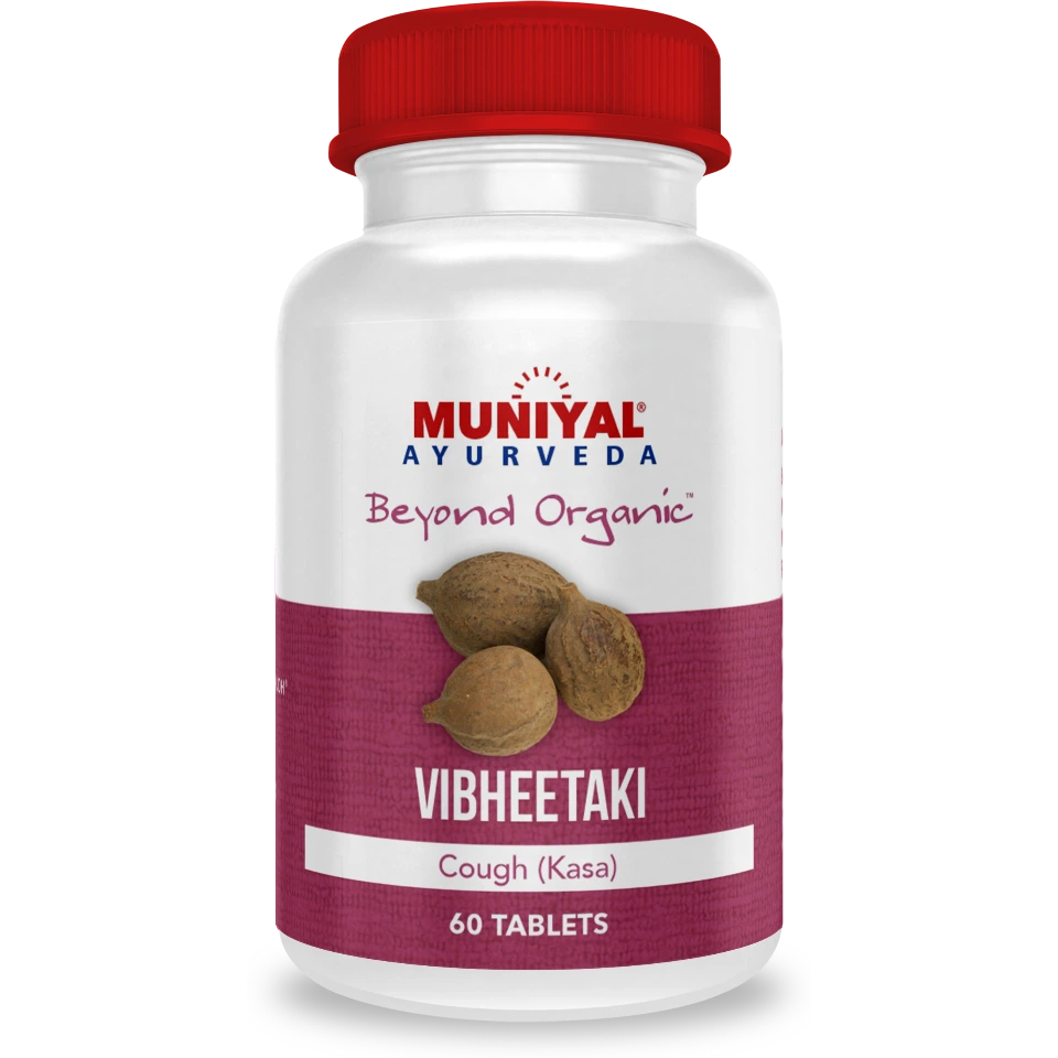 Vibheetaki tablets from the Muniyal Ayurveda range