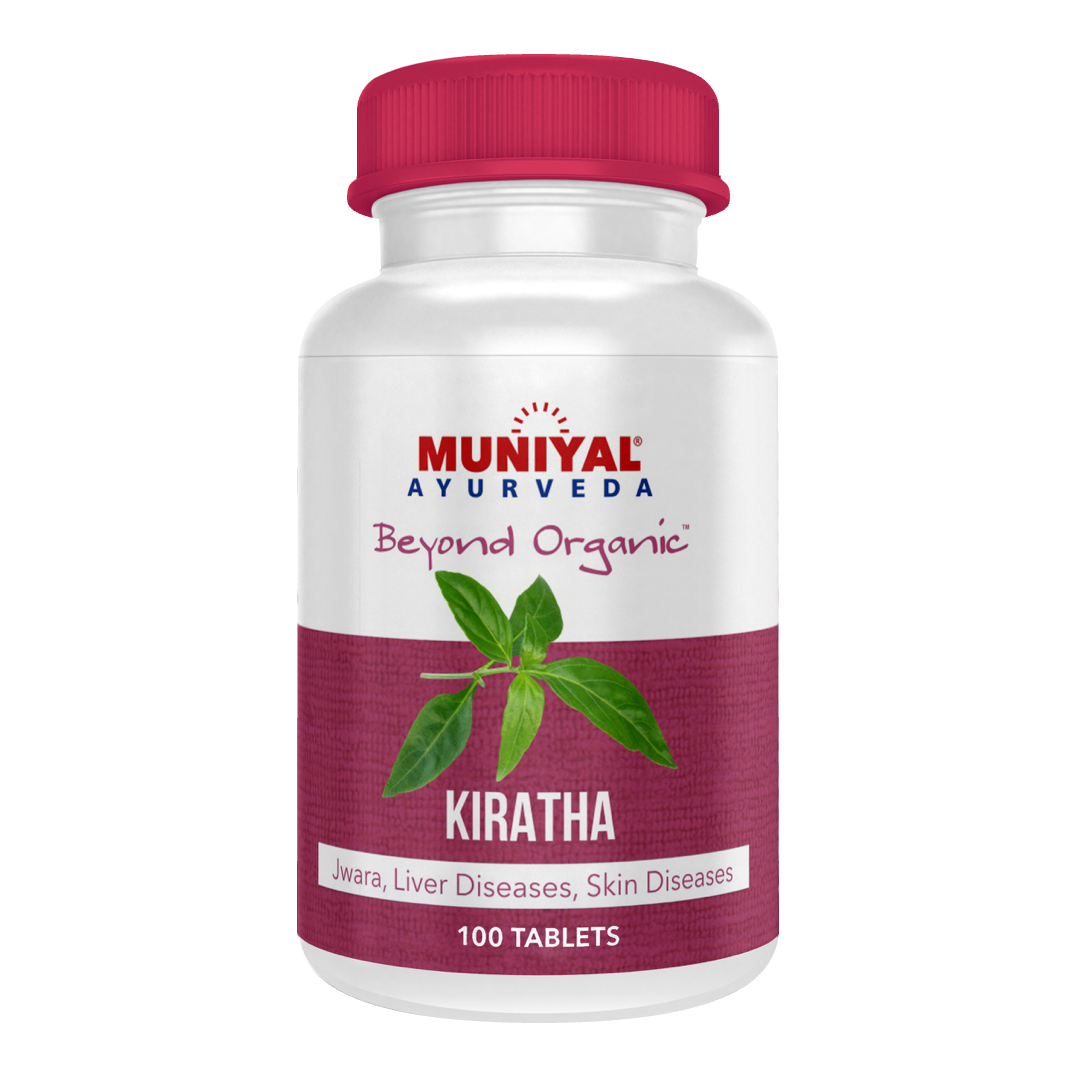Kiratha Tablets — Muniyal Ayurveda product pack