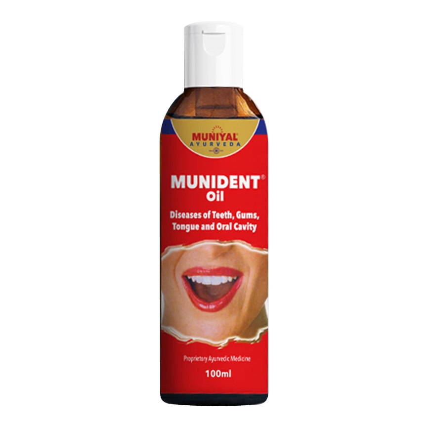 Munident oil from the Muniyal Ayurveda range