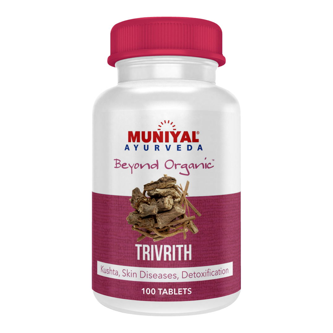 Trivrith Tablets — Muniyal Ayurveda product pack